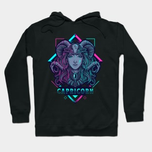 Zodiac CAPRICORN NEON Series Hoodie